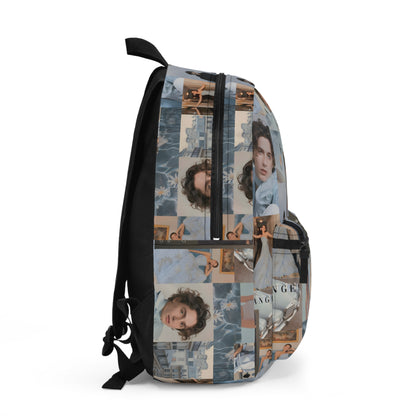 Timothee Chalamet And Zendaya Best Friend Collage Backpack