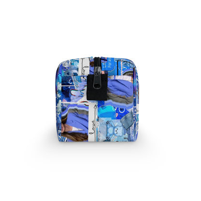 Olivia Rodrigo Blue Aesthetic Collage Toiletry Bag