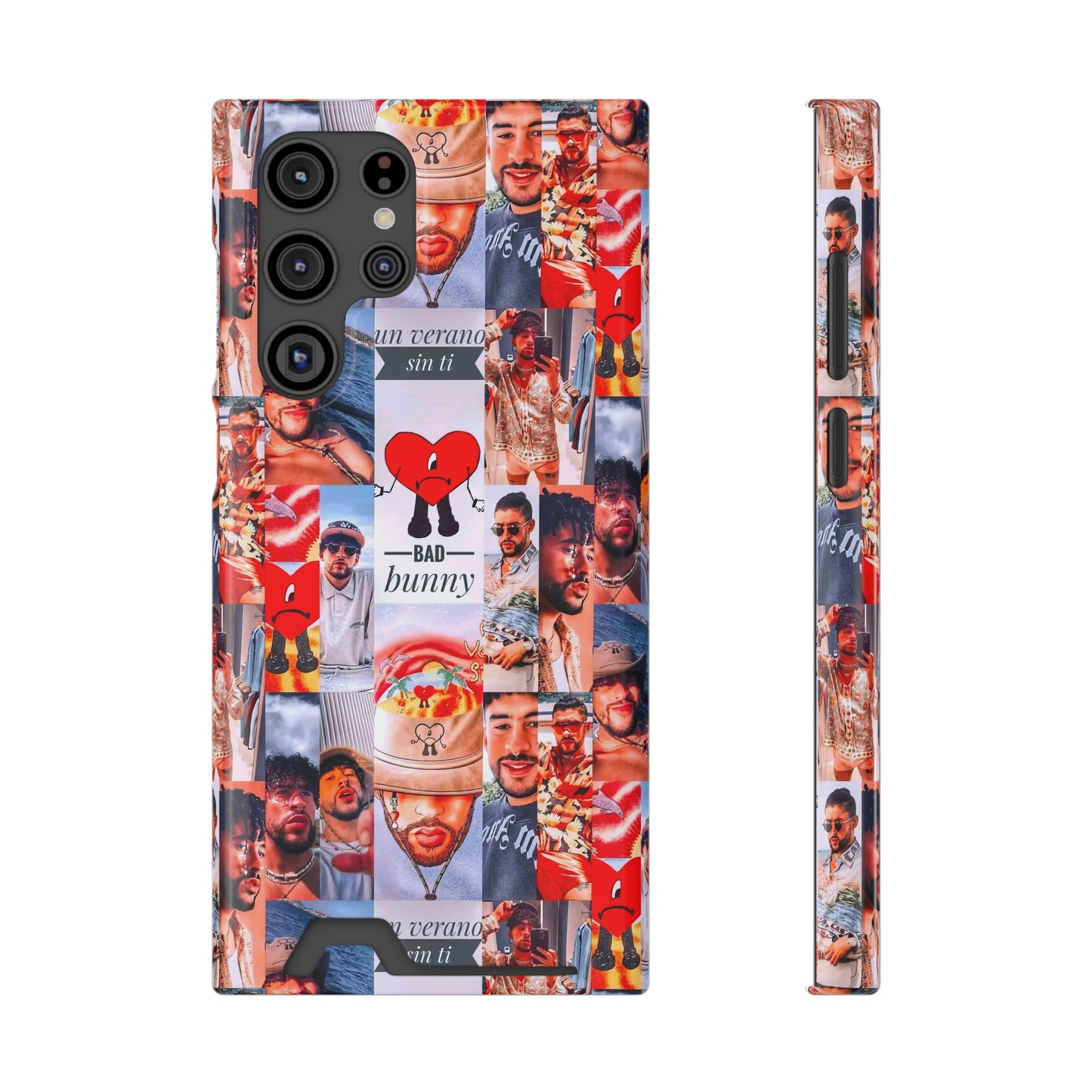 Bad Bunny Un Verano Sin Ti Photo Collage Phone Case With Card Holder