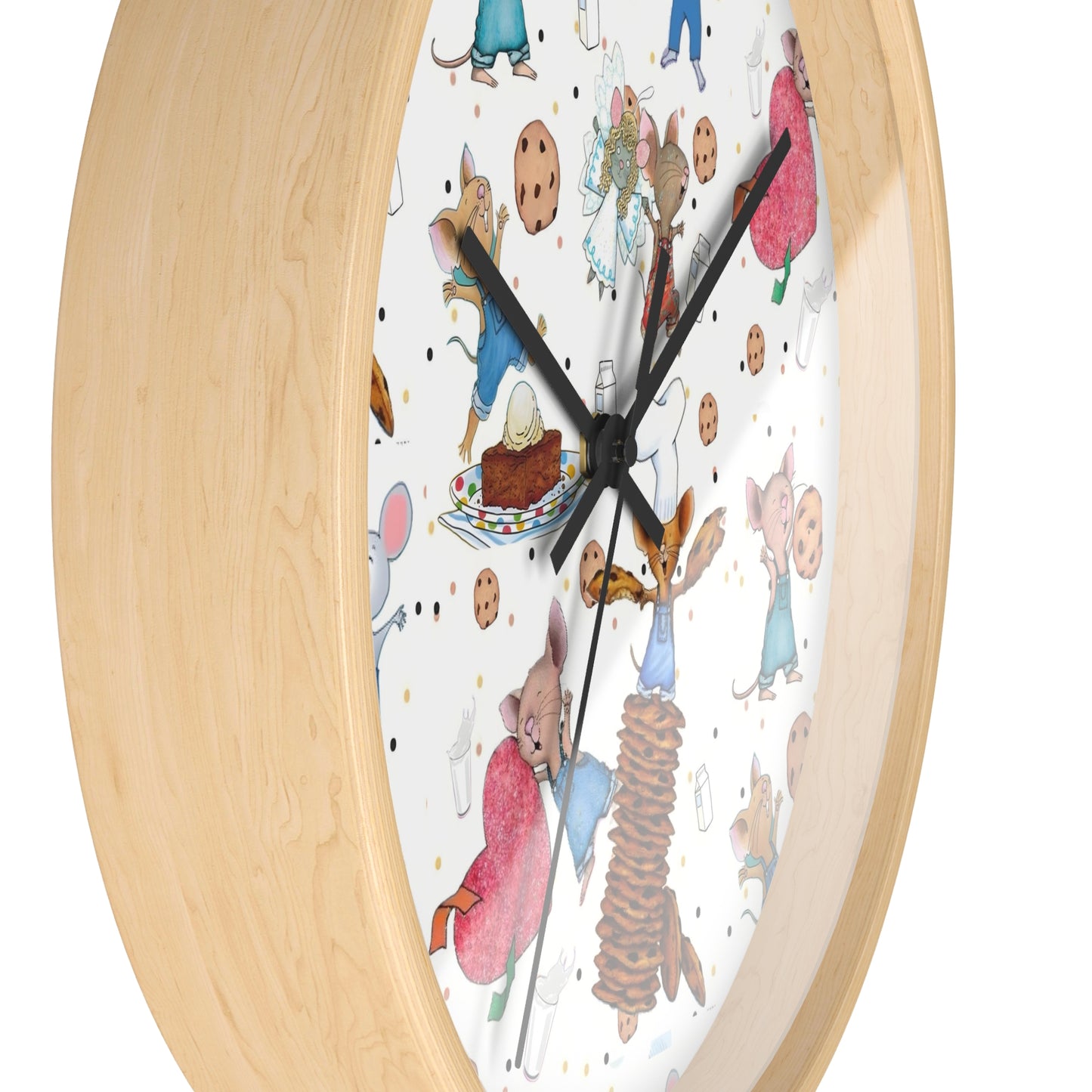 If You Give A Mouse A Cookie Collage Wall Clock