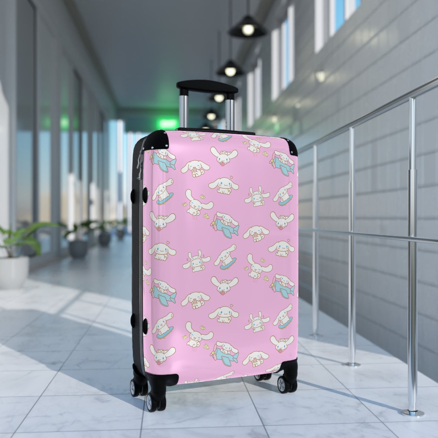 Cinnamoroll Playing Around Pattern Suitcase