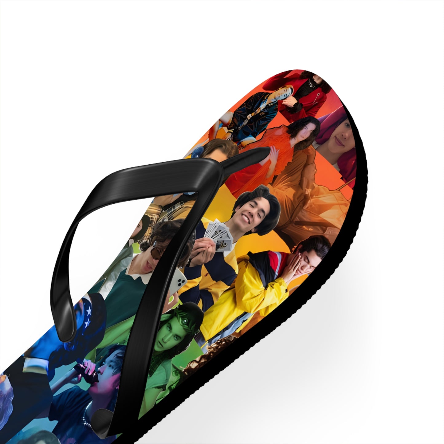 Conan Grey Rainbow Photo Collage Flip Flops