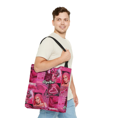 Doja Cat Pink Vibes Collage Tote Bag