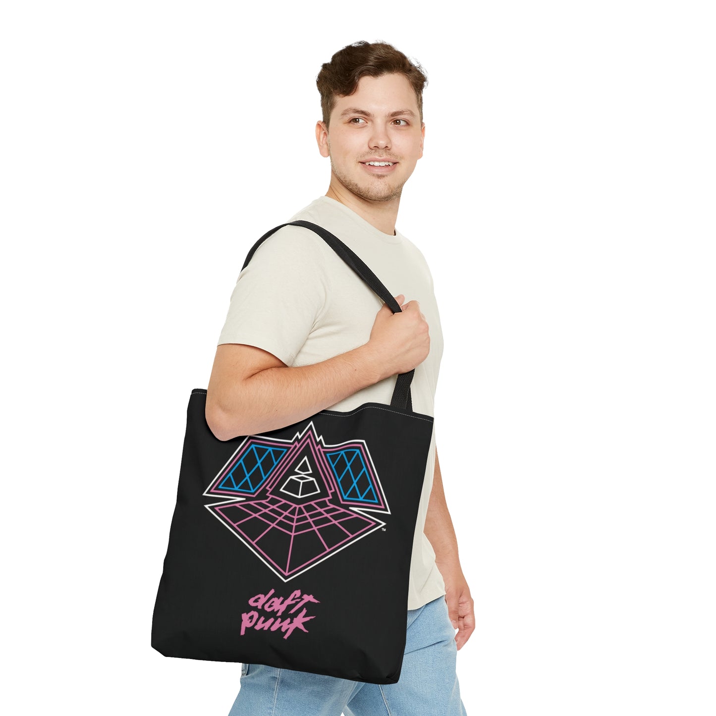 Daft Punk Alive 2007 Logo Tote Bag