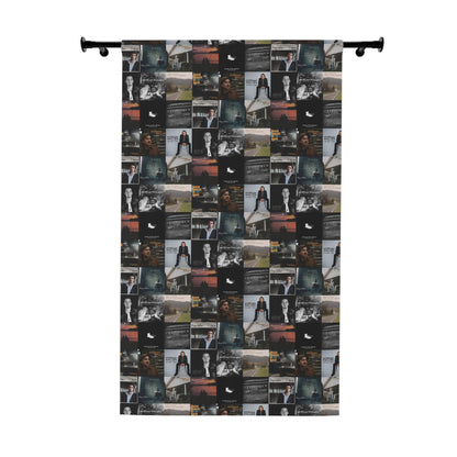 Morgan Wallen Album Cover Collage Window Curtain