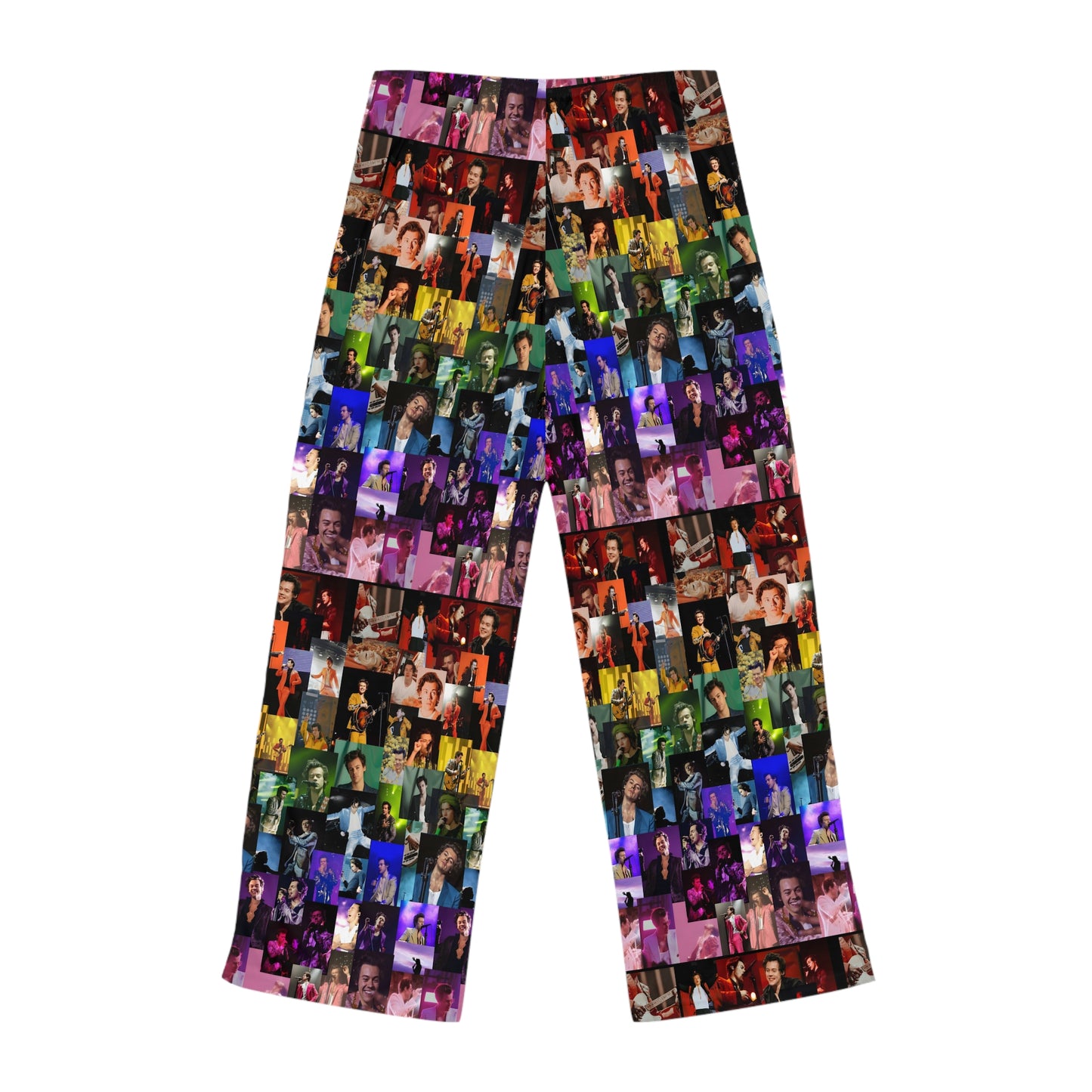 Harry Styles Rainbow Photo Collage Women's Pajama Pants