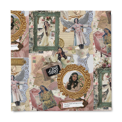 Lana Del Rey Victorian Collage Duvet Cover