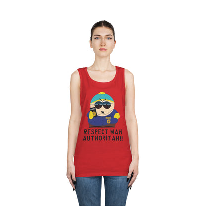 South Park Cartman Respect Mah Autheritah! Unisex Heavy Cotton Tank Top