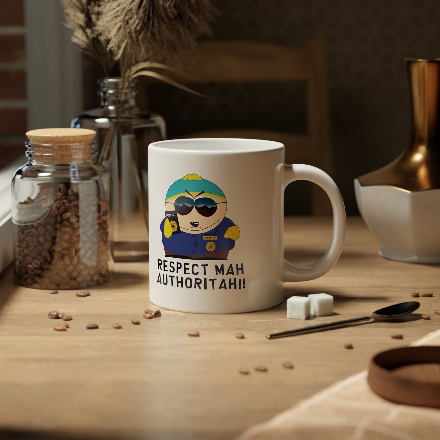 South Park Cartman Respect Mah Autheritah! Jumbo Mug