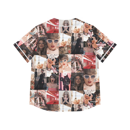 Taylor Swift 1989 Blank Space Collage Women's Baseball Jersey