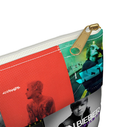 Justin Bieber Album Cover Collage Accesory Pouch