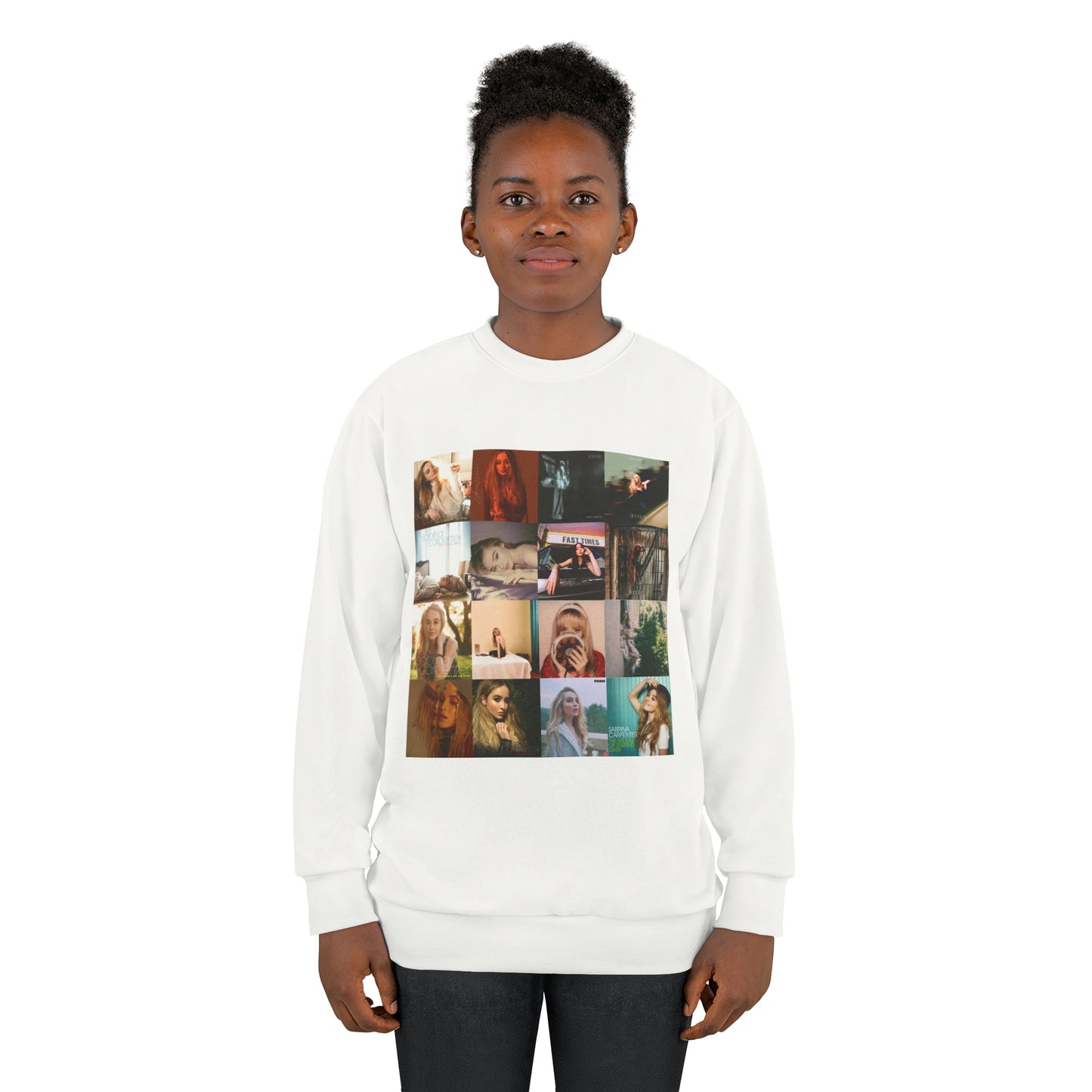 Sabrina Carpenter Album Cover Collage Unisex Sweatshirt