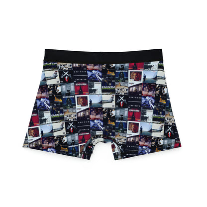 Eminem Album Art Cover Collage Men's Boxers