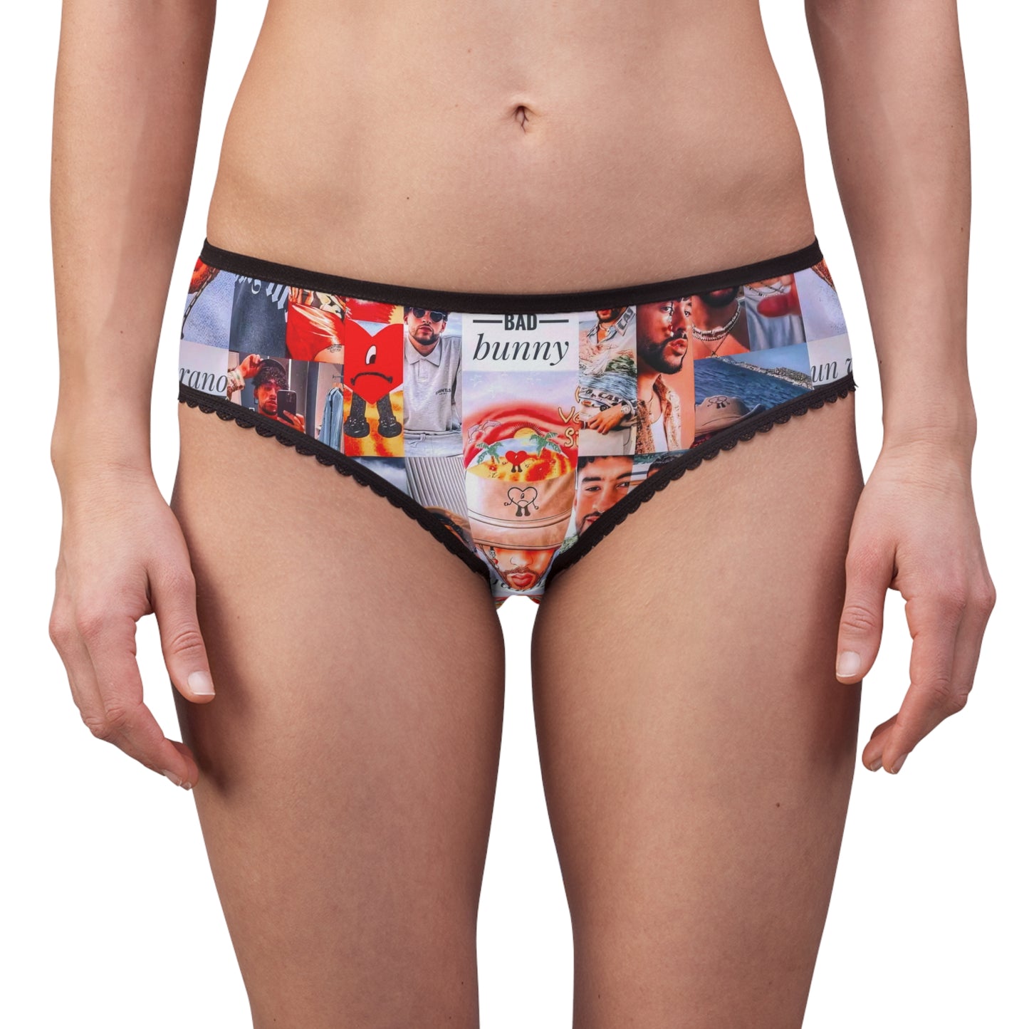 Bad Bunny Un Verano Sin Ti Photo Collage Women's Briefs Panties