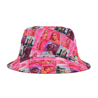 Doja Cat Hot Pink Mosaic Bucket Hat