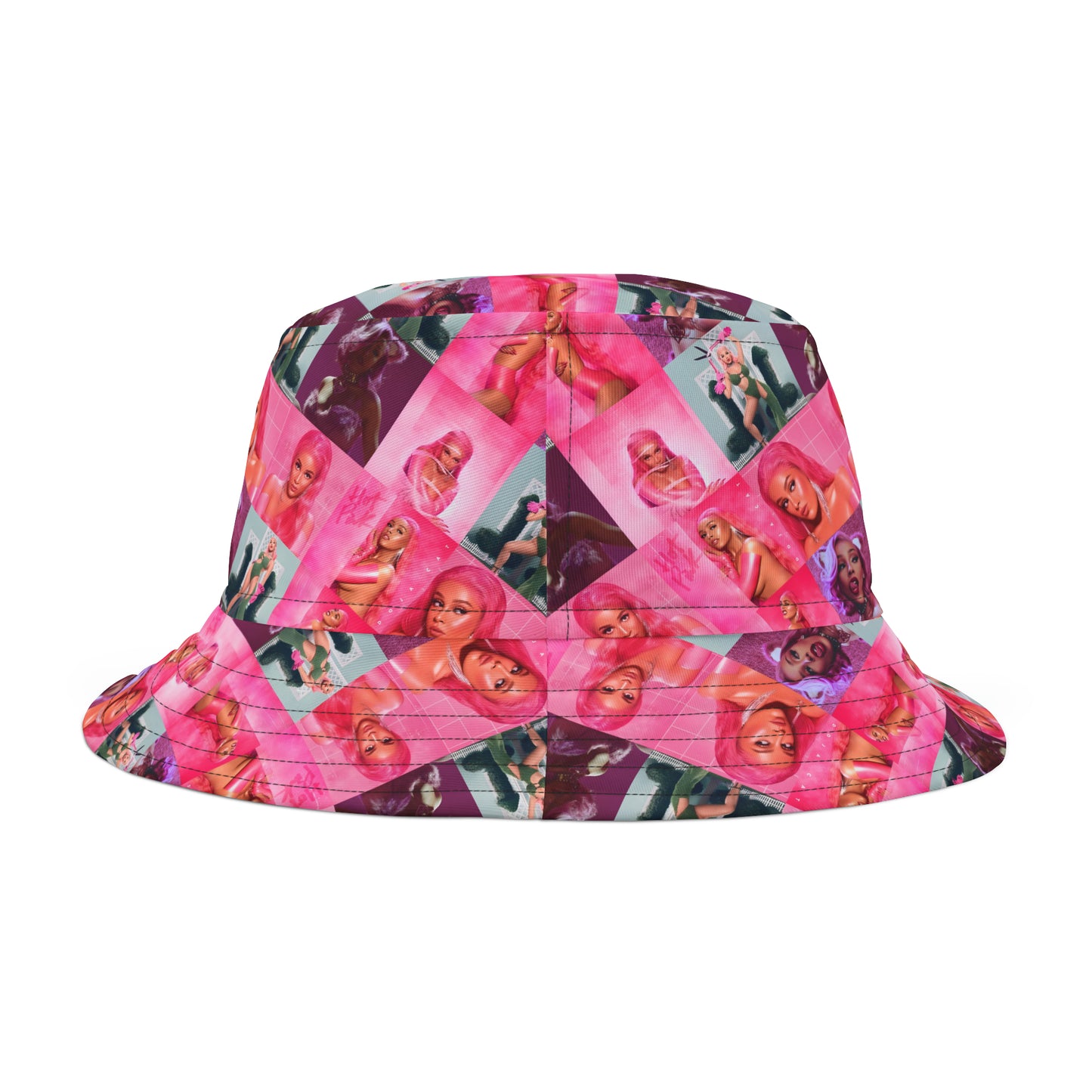 Doja Cat Hot Pink Mosaic Bucket Hat