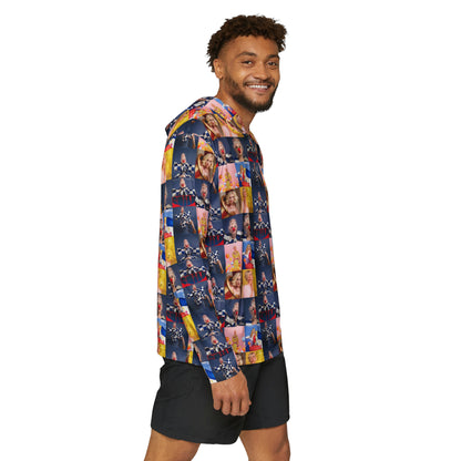 Katy Perry Smile Mosaic Men's Sports Warmup Hoodie