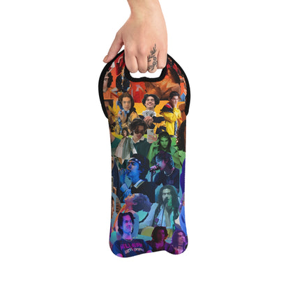Conan Grey Rainbow Photo Collage Wine Tote Bag
