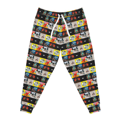 Bad Bunny Album Art Collage Athletic Jogger Sweatpants