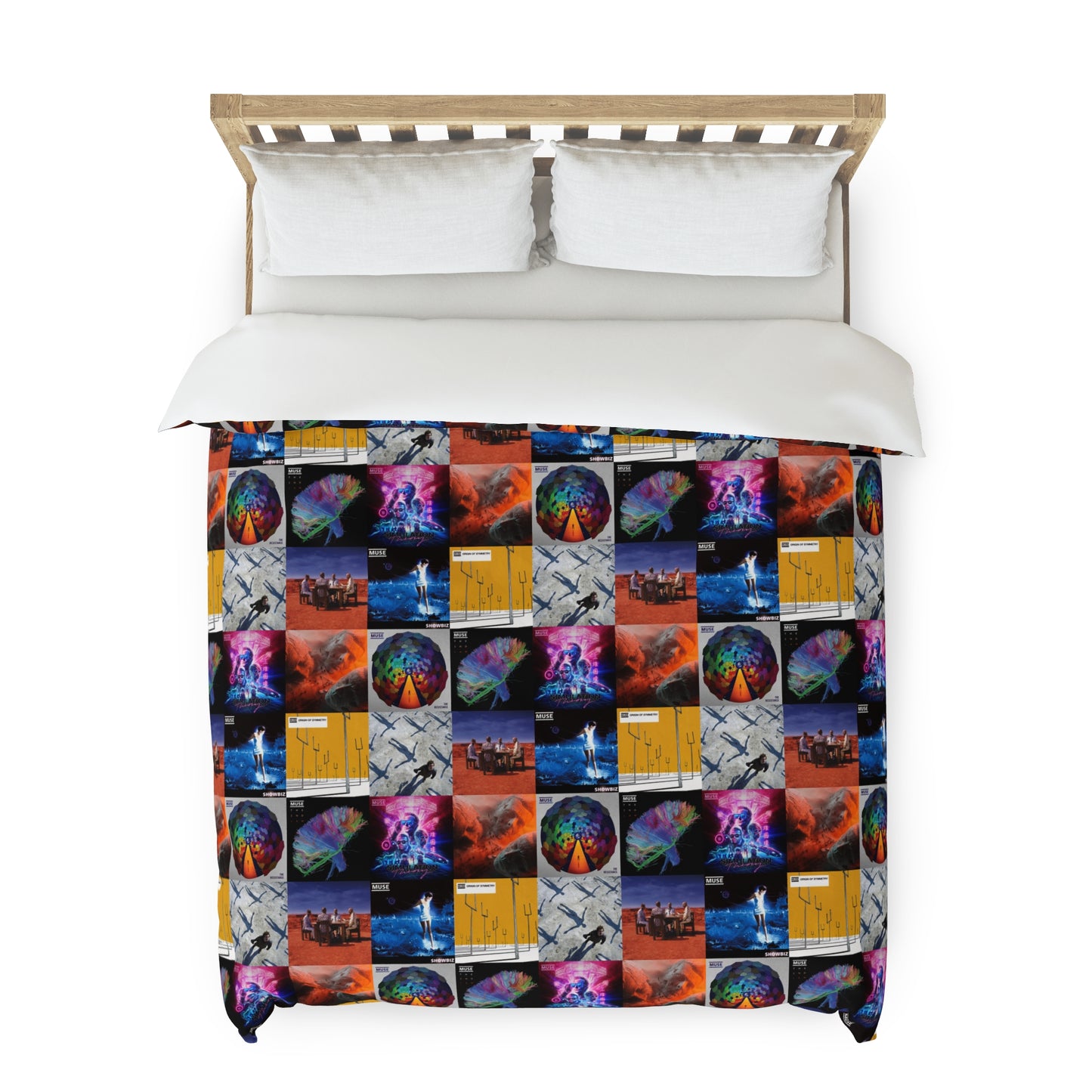 Muse Album Cover Collage Duvet Cover