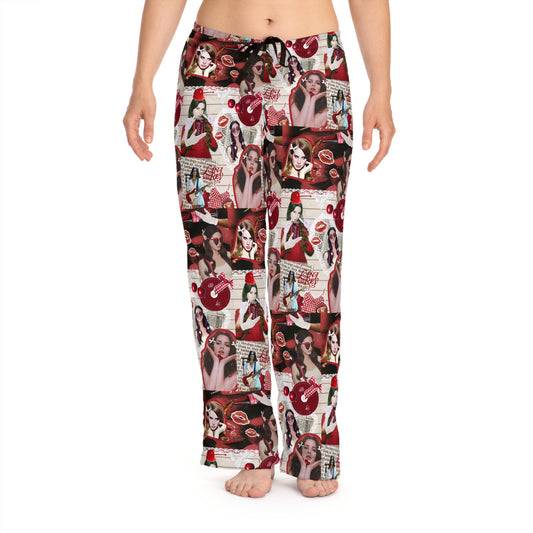 Lana Del Rey Cherry Coke Collage Women's Pajama Pants
