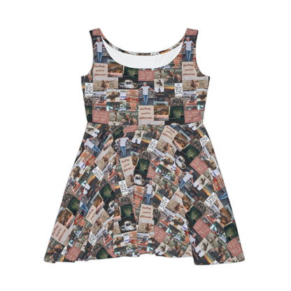 Morgan Wallen Darling You're Different Collage Women's Skater Dress