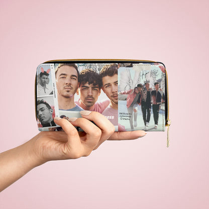 Jonas Brothers Happiness Begins Collage Zipper Wallet