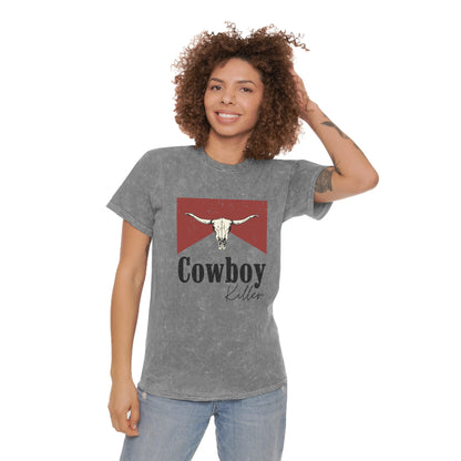 Morgan Wallen Cowboy Killer Unisex Mineral Wash Vintage Tee Shirt