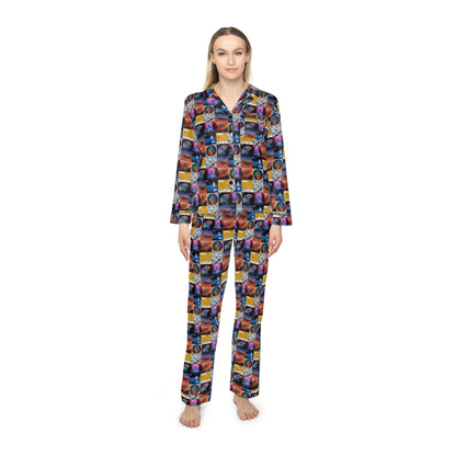 Muse Album Cover Collage Women's Satin Pajama Set