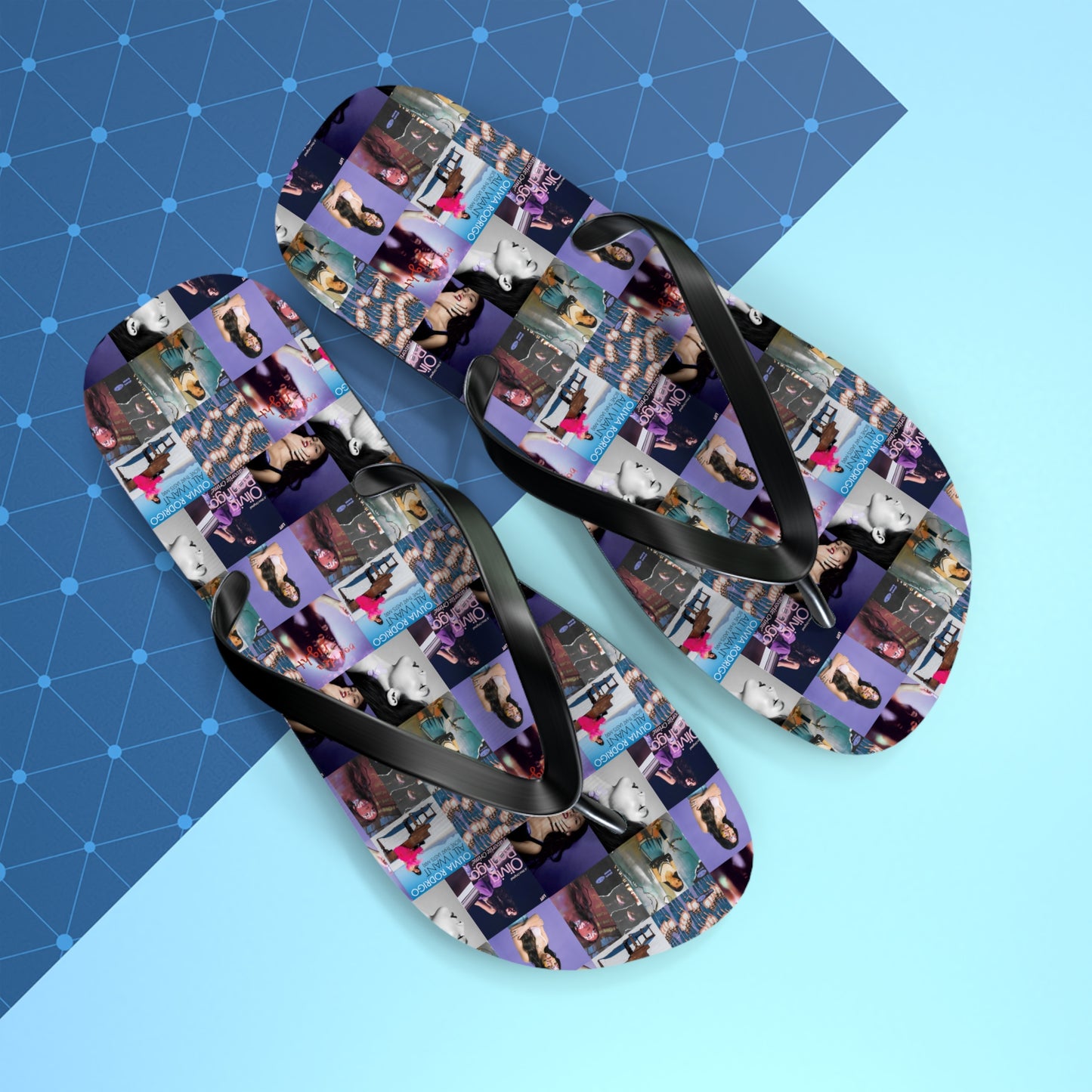 Olivia Rodrigo Album Cover Art Collage Flip Flops