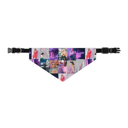 Ava Max Belladonna Photo Collage Pet Bandana Collar