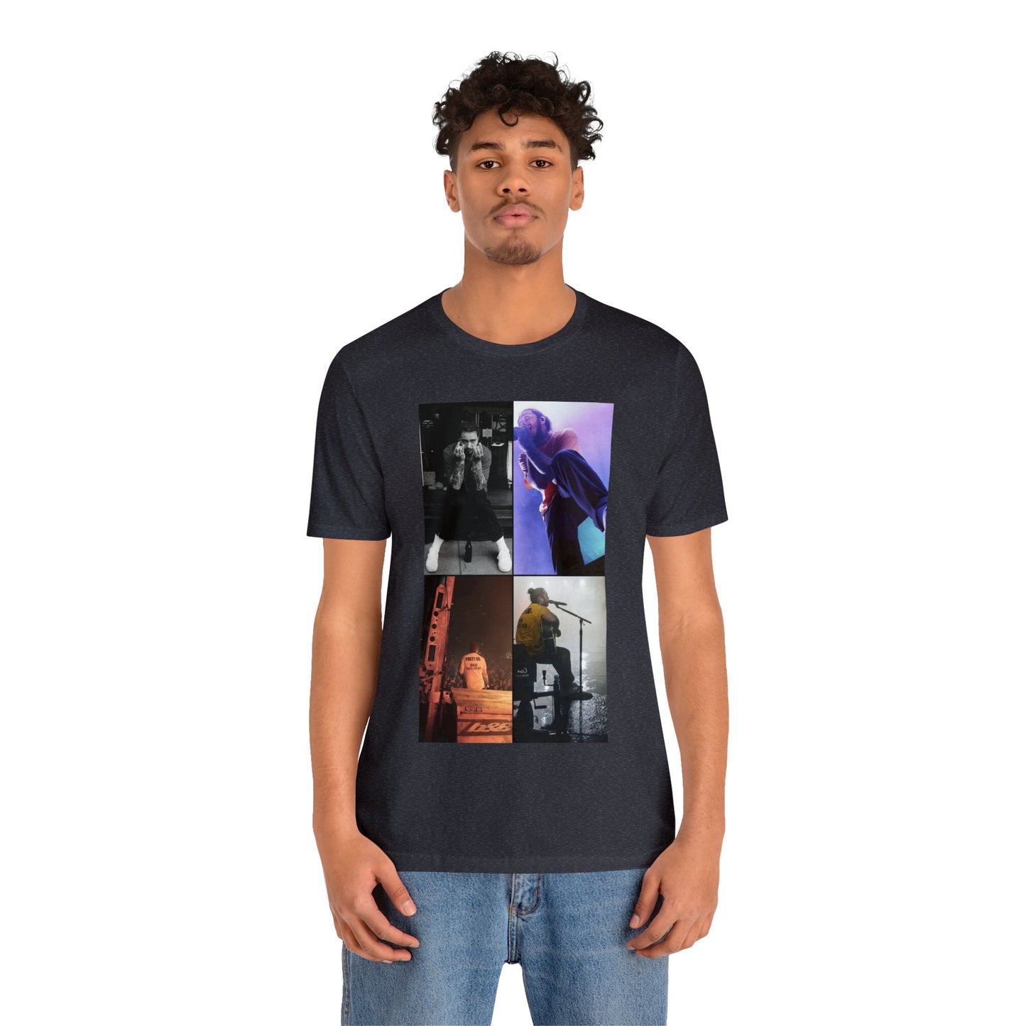 Post Malone On Tour Collage Unisex Jersey Short Sleeve Tee Shirt