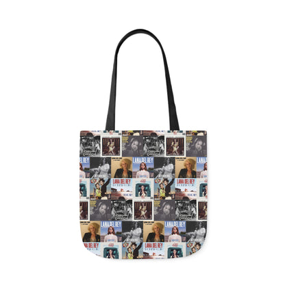 Lana Del Rey Album Cover Collage Polyester Canvas Tote Bag