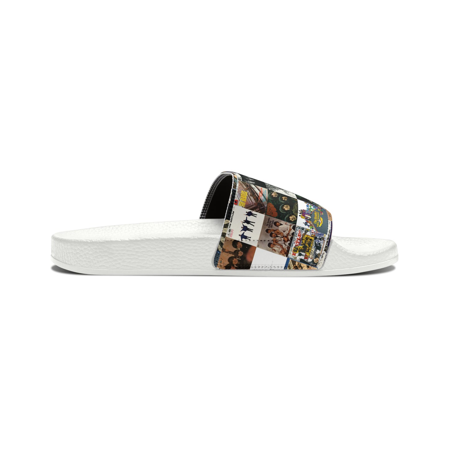 The Beatles Album Cover Collage Youth Slide Sandals