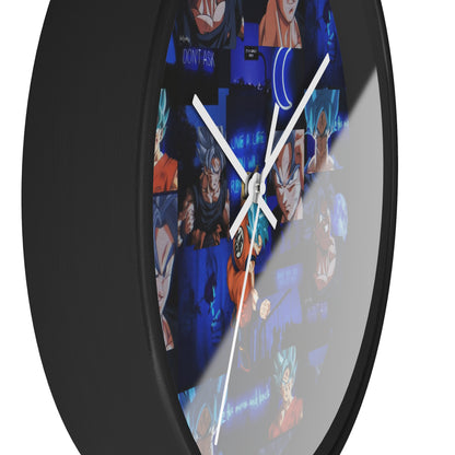 Dragon Ball Z Saiyan Moonlight Collage Wall Clock