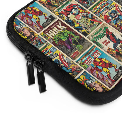 Marvel Comic Book Cover Collage Laptop Sleeve