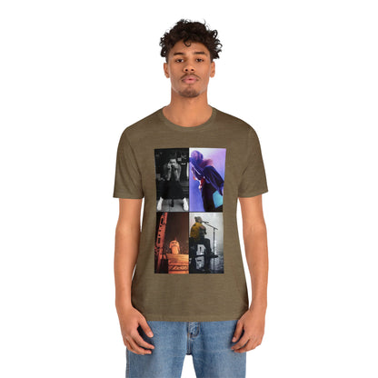 Post Malone On Tour Collage Unisex Jersey Short Sleeve Tee Shirt