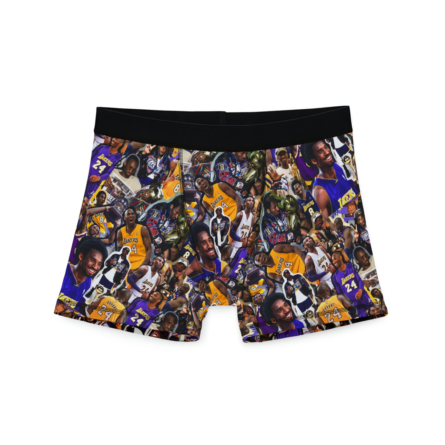 Kobe Bryant Career Moments Photo Collage Men's Boxers