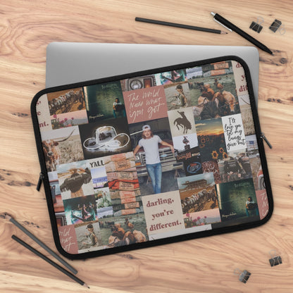 Morgan Wallen Darling You're Different Collage Laptop Sleeve