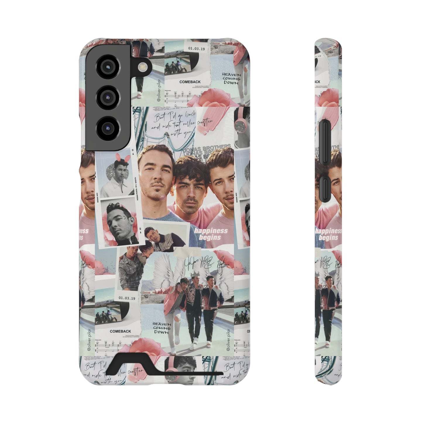 Jonas Brother Happiness Begins Collage Phone Case With Card Holder