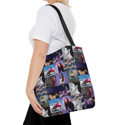 Olivia Rodrigo Album Cover Art Collage Tote Bag