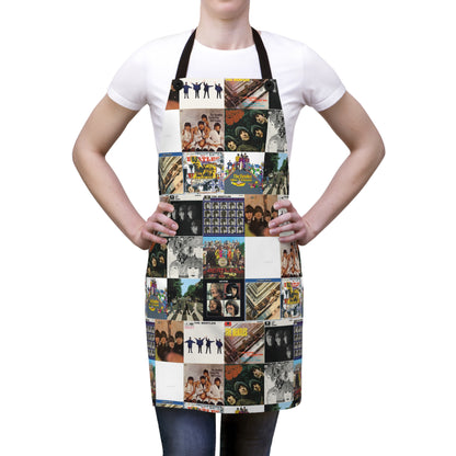 The Beatles Album Cover Collage Apron