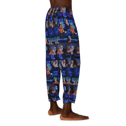 Dragon Ball Z Saiyan Moonlight Collage Men's Pajama Pants