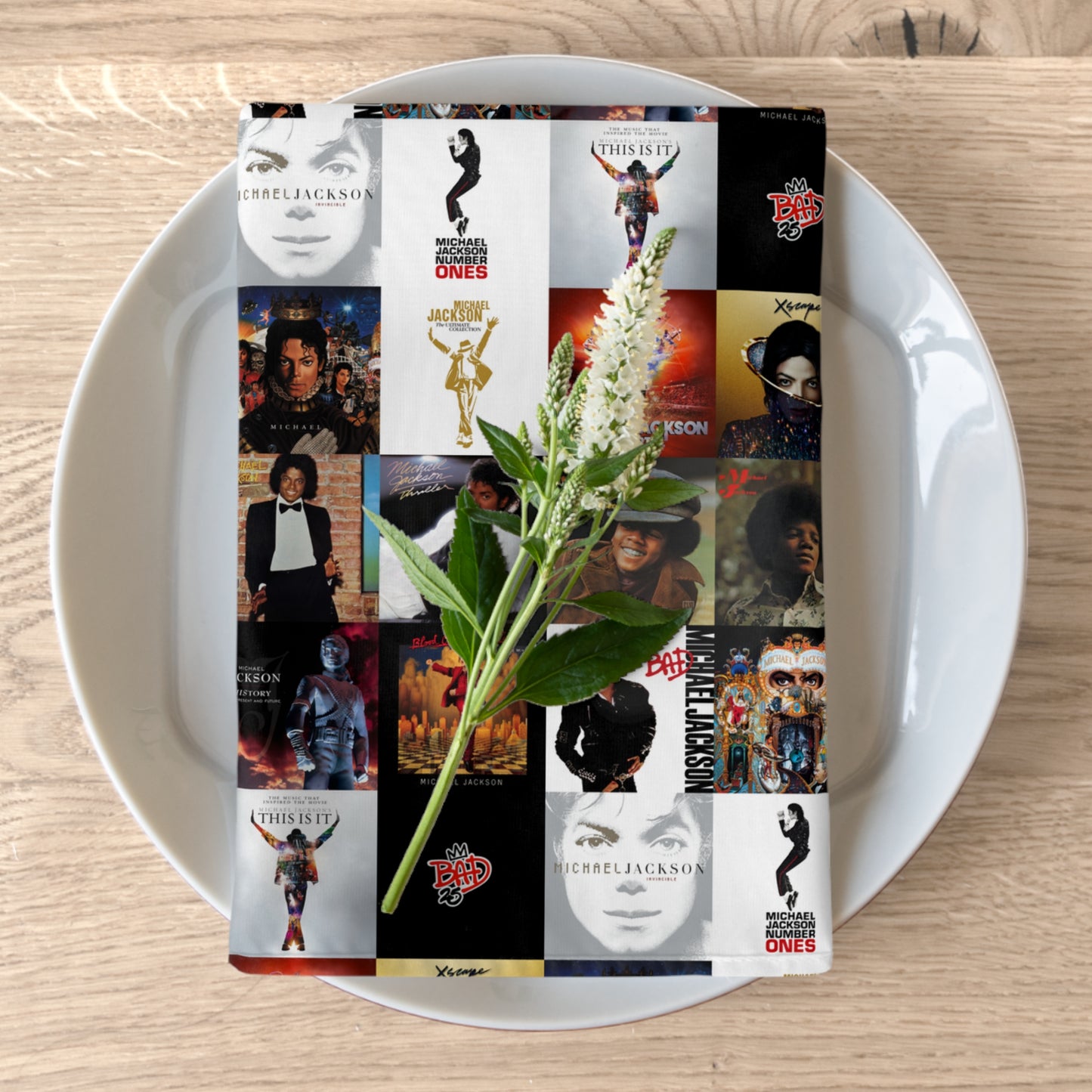 Michael Jackson Album Cover Collage Napkins
