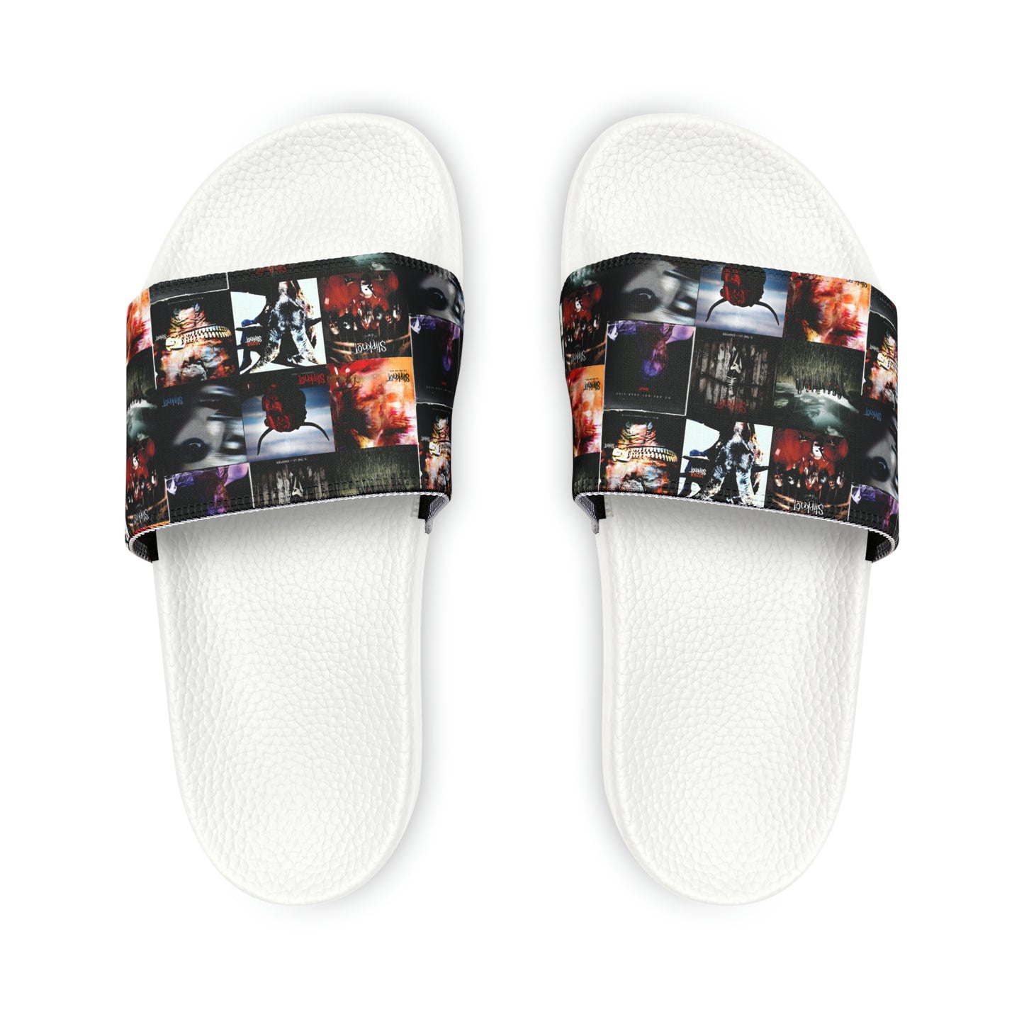 Slipknot Album Art Collage Youth Slide Sandals