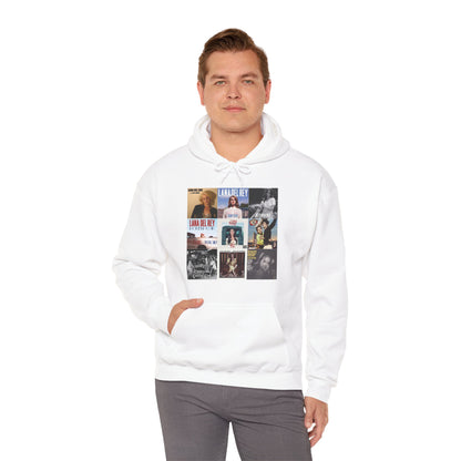 Lana Del Rey Album Cover Collage Unisex Heavy Blend Hooded Sweatshirt