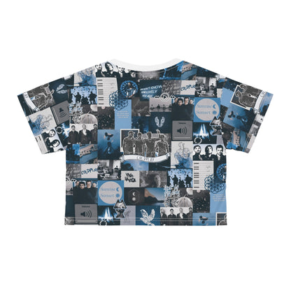 Coldplay Sunrise Sunset Collage Crop Tee