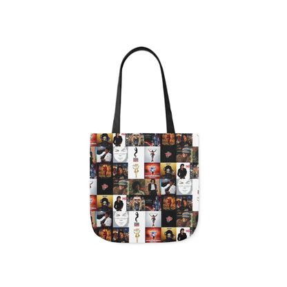 Michael Jackson Album Cover Collage Polyester Canvas Tote Bag