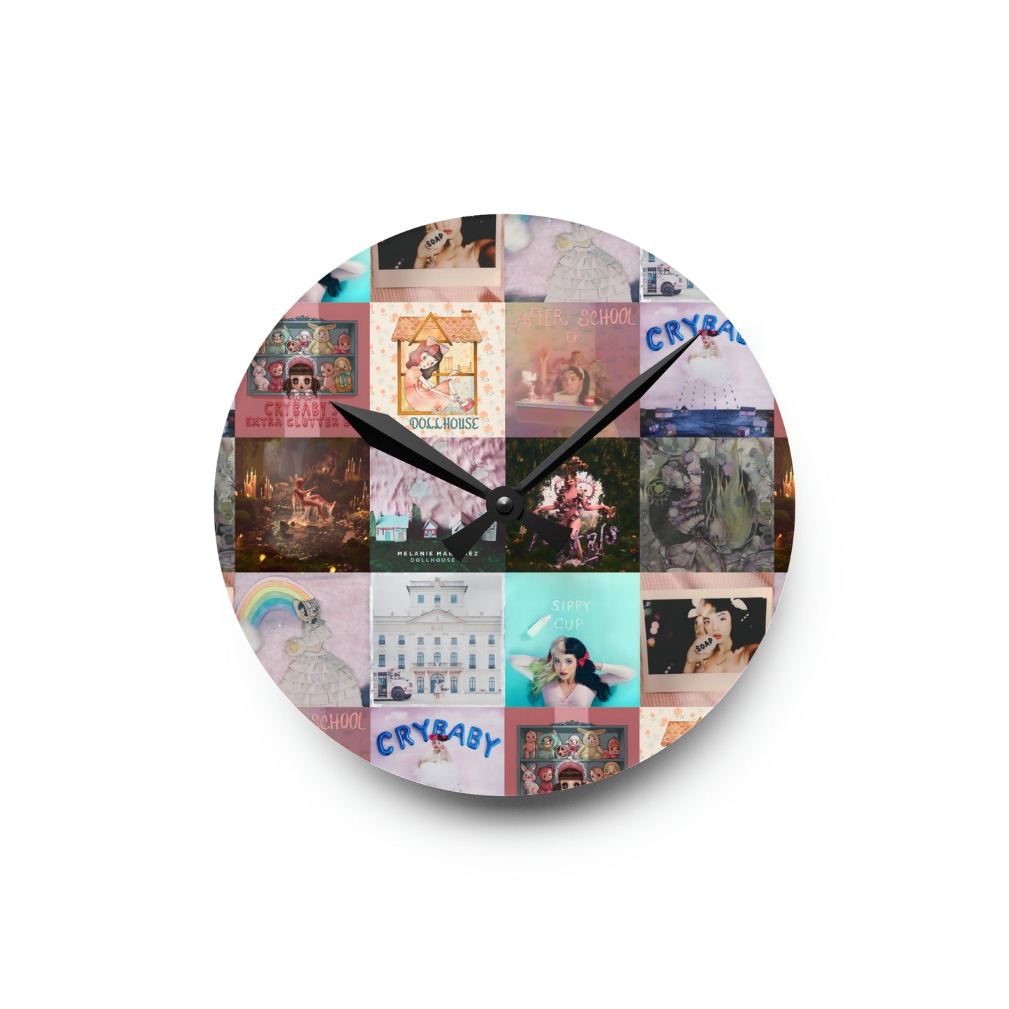 Melanie Martinez Album Art Collage Acrylic Wall Clock