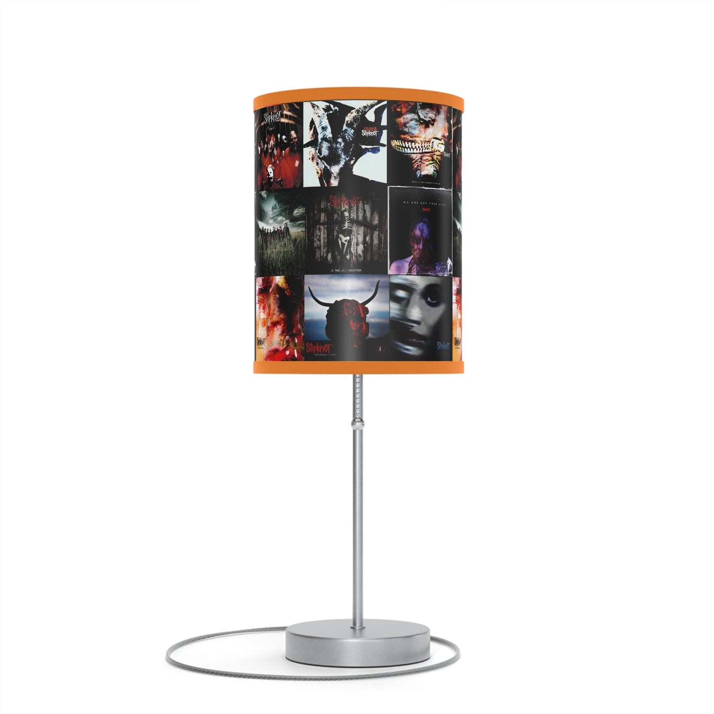 Slipknot Album Art Collage Lamp on a Stand